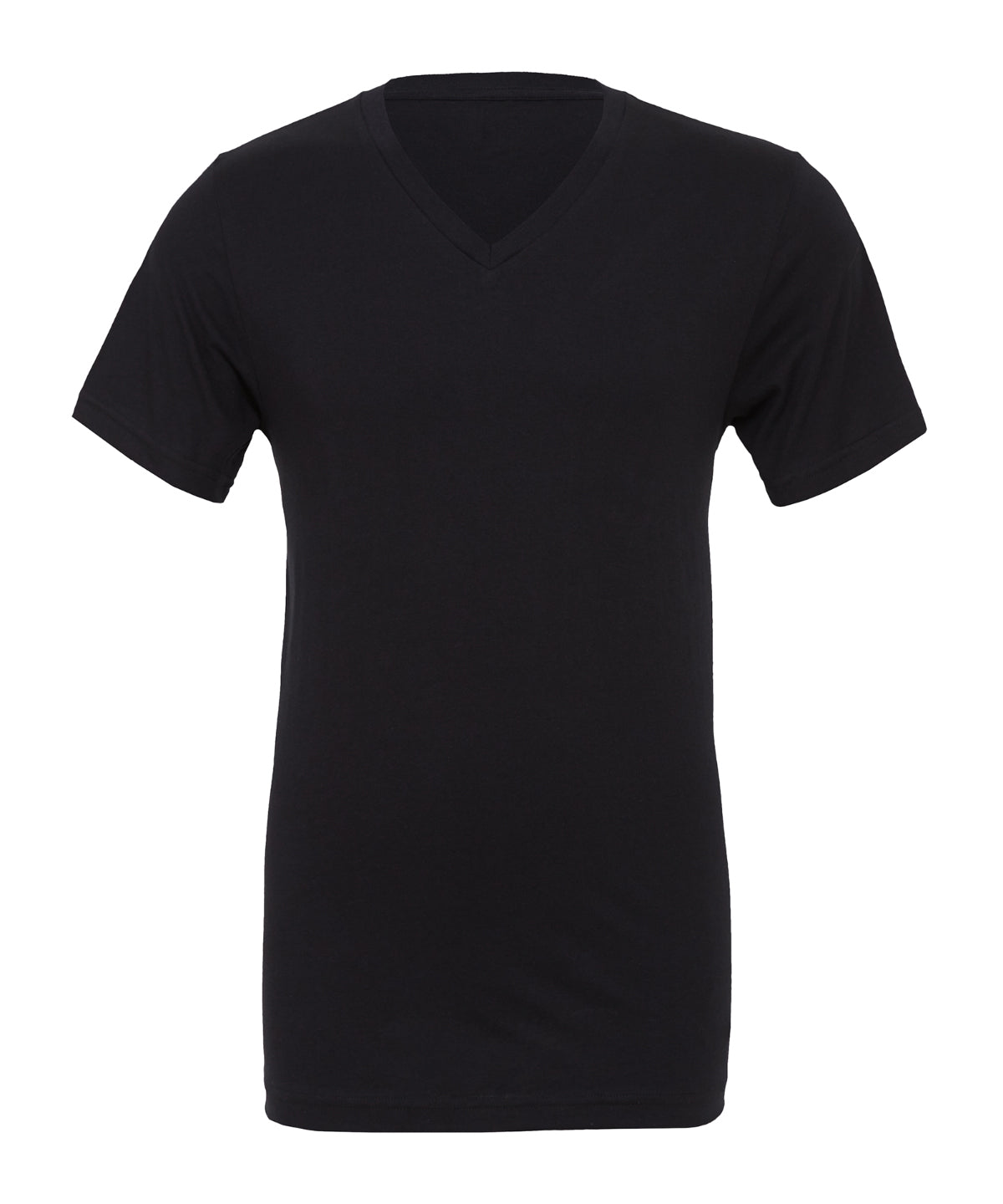 T-Shirts - Unisex Jersey T-shirt med V-ringning Black