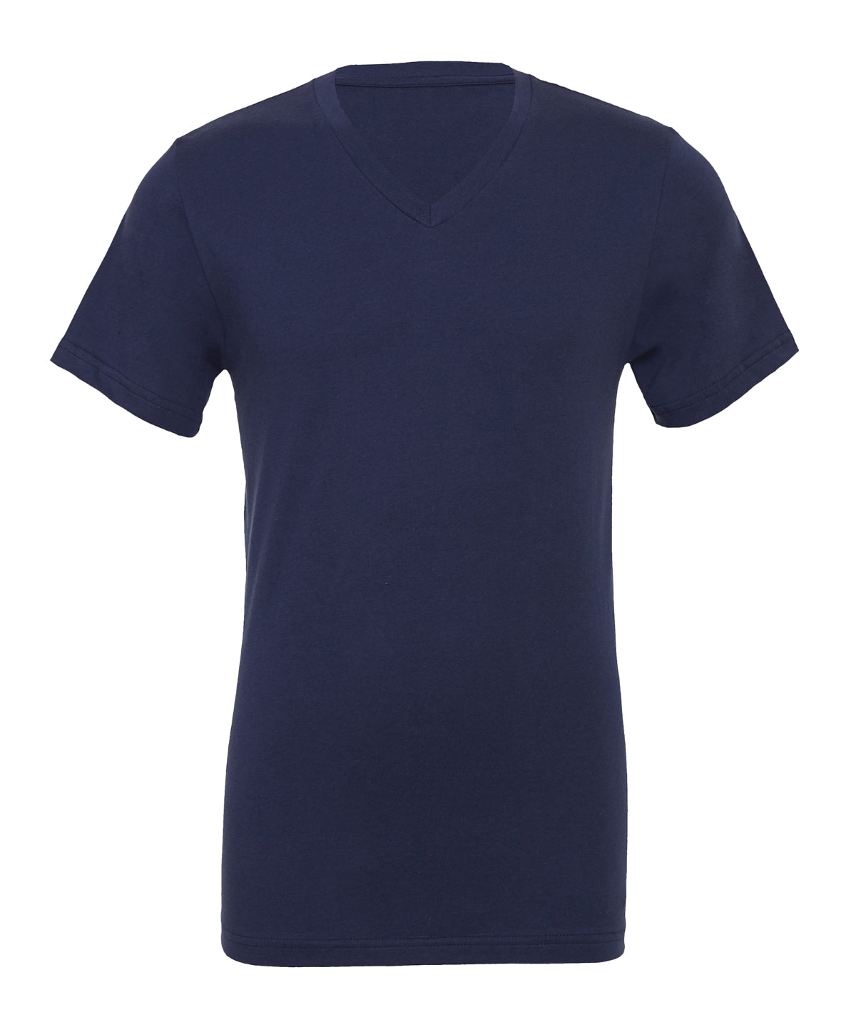 T-Shirts - Unisex Jersey T-shirt med V-ringning Navy