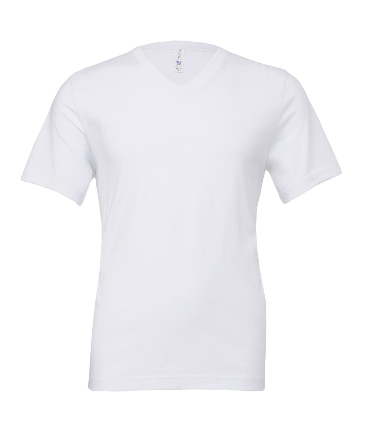 T-Shirts - Unisex Jersey T-shirt med V-ringning White