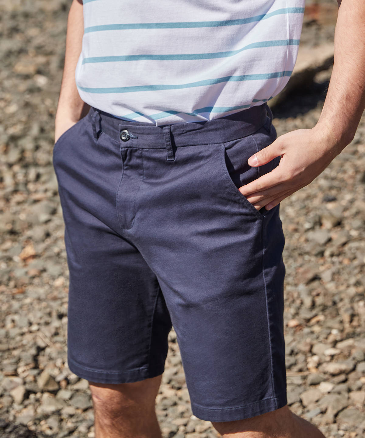 Shorts - Eleganta och Bekväma Stretch Chino Shorts för Herrar