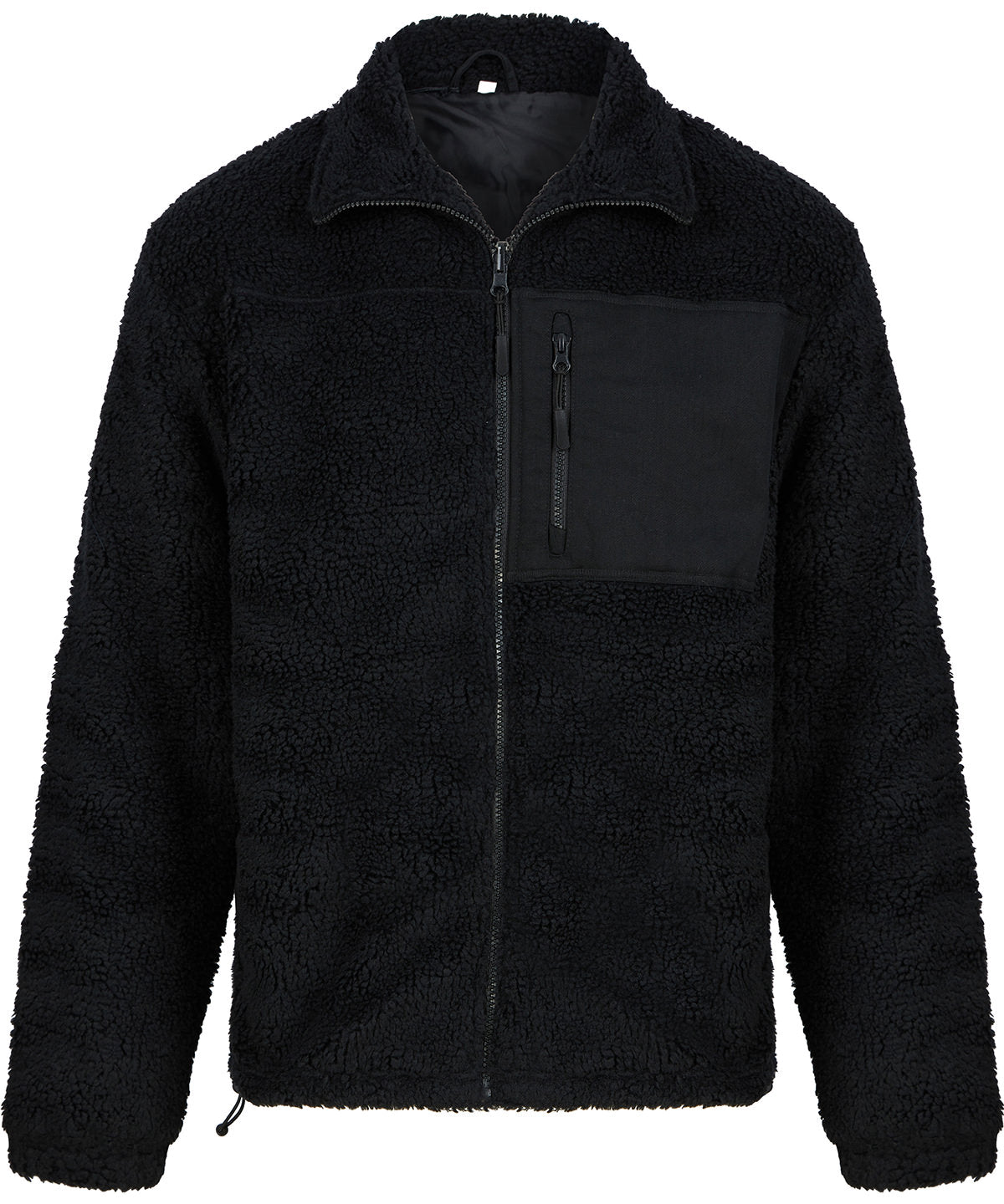 Fleece - Sherpa fleecejacka Black