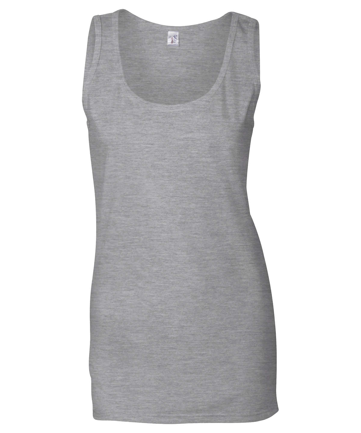 Vests - Softstyle damlinne Ringspun Sport Grey