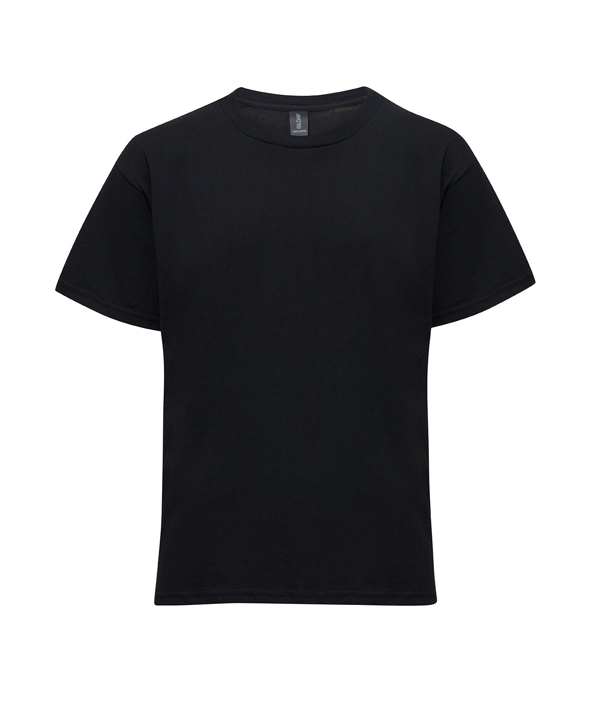 T-Shirts - Ungdoms-t-shirt i Lätt Bomull Black