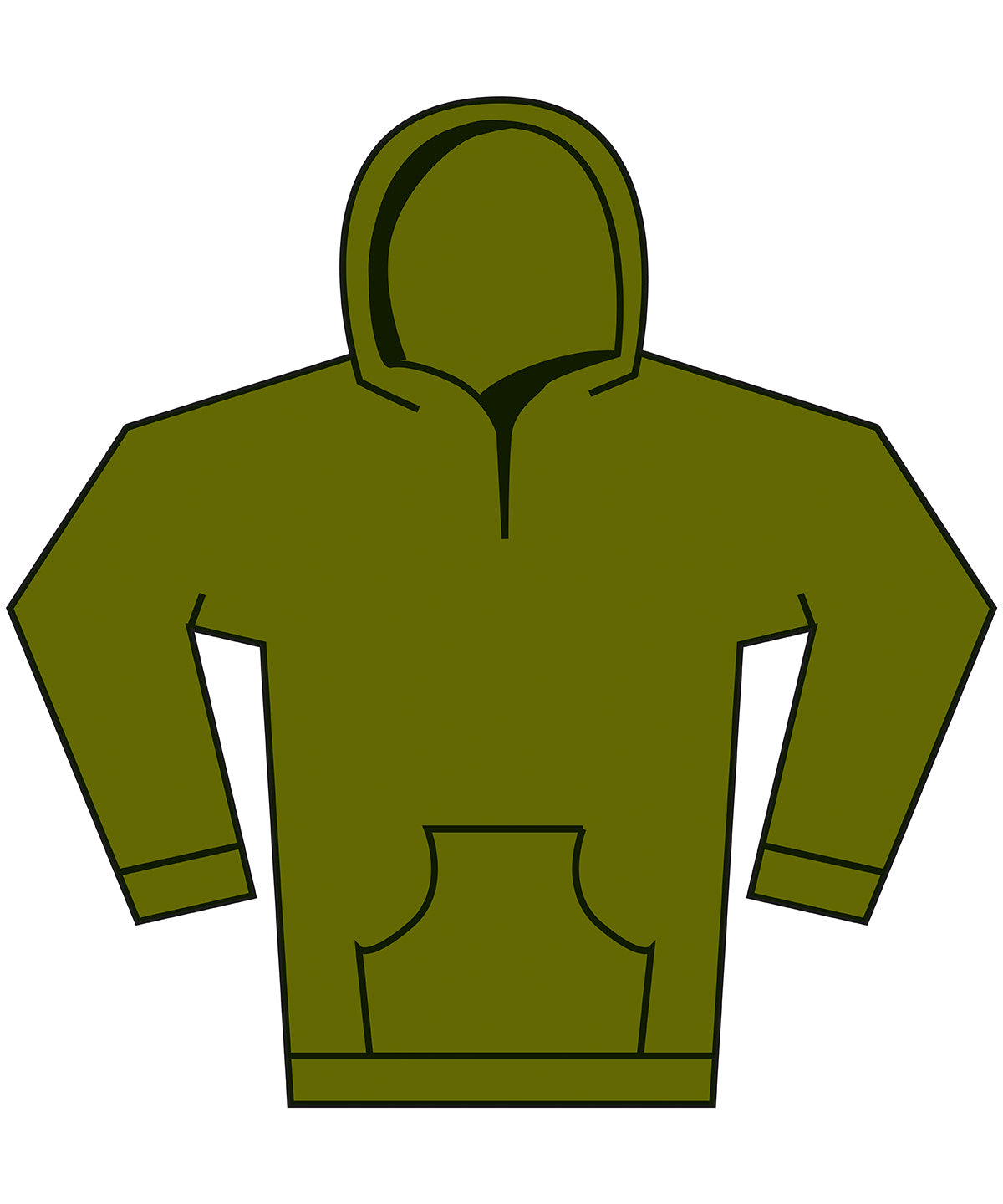 Hoodies - Mjuka och Stilrena Fleecehuvor för Ungdomar Military Green