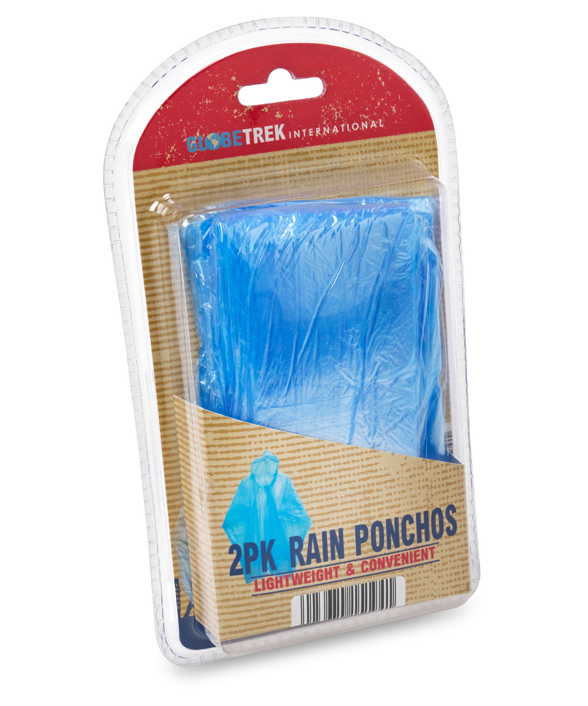 Ponchos - Praktiska Regnponchos i 2-pack för Vuxna Blue One size