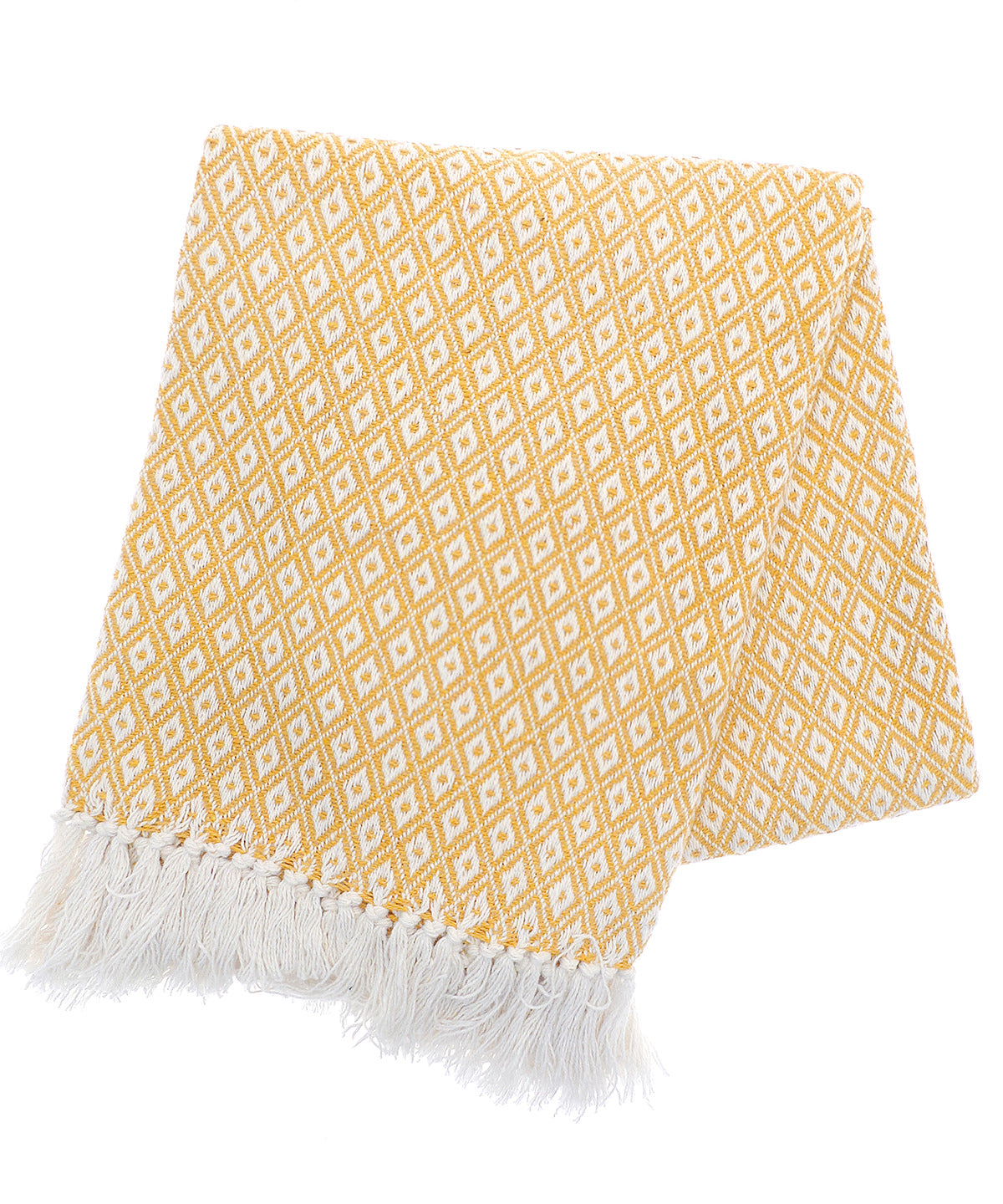 Blankets - Återvunnet Kast för Hemmet Ochre Yellow One size