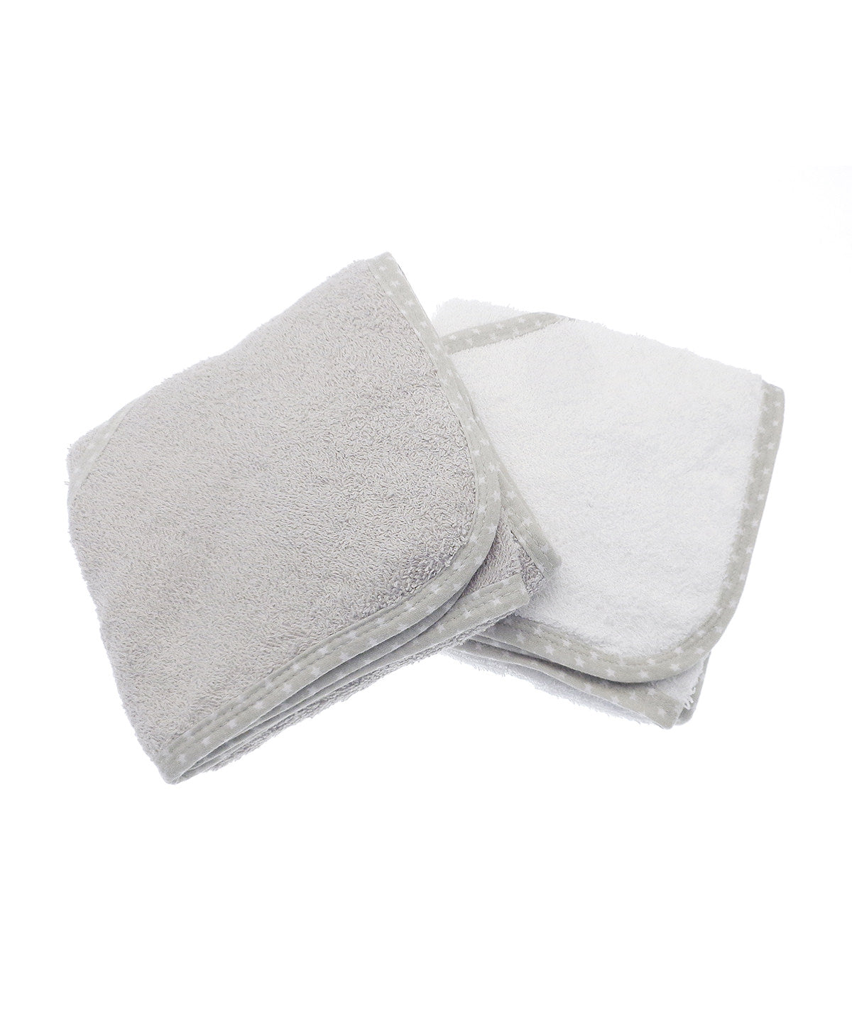 Towels - Huvtäcke för Bebis White Grey One size