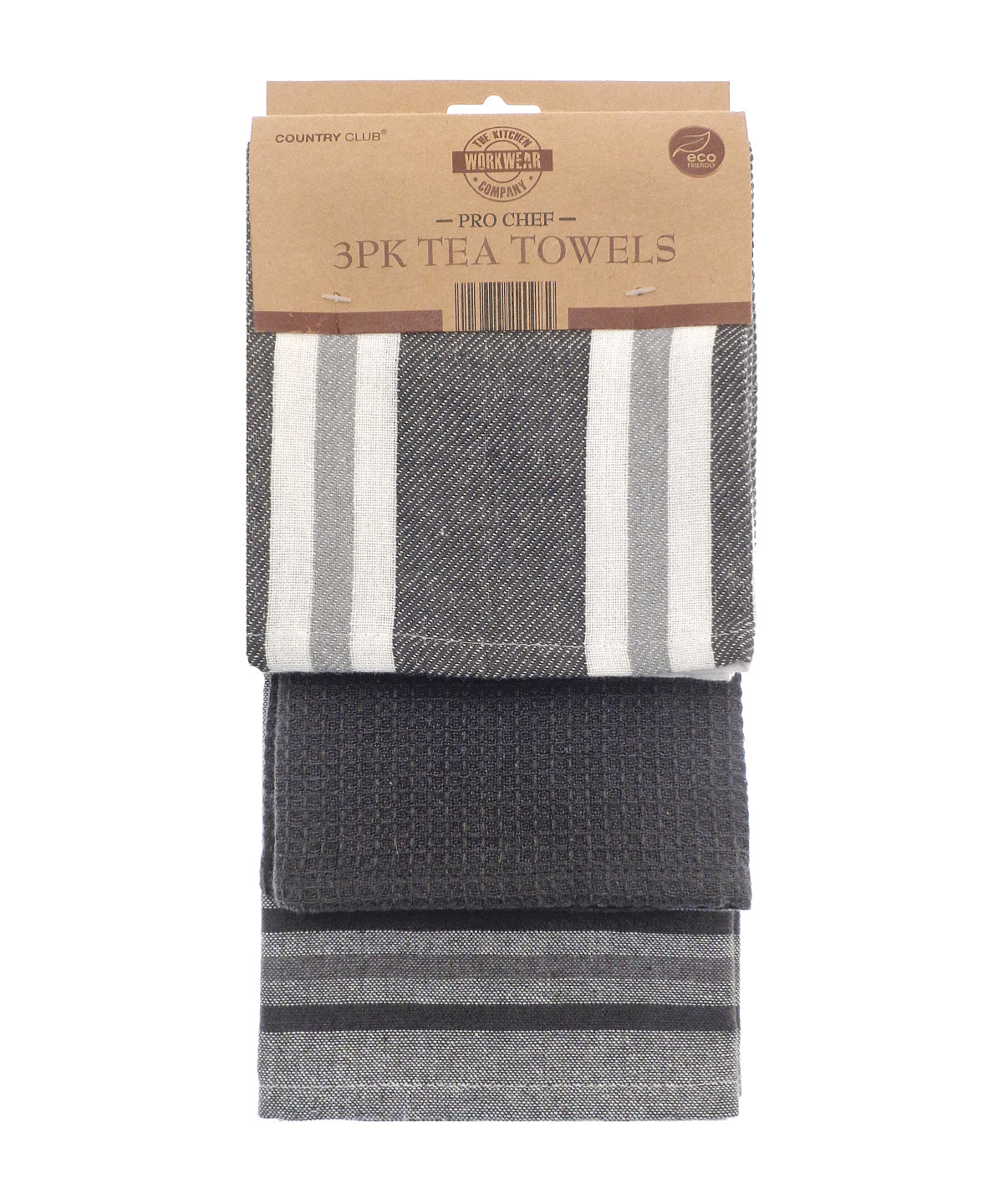 Towels - Kökshandduk för proffskockar Grey Stripe One Size