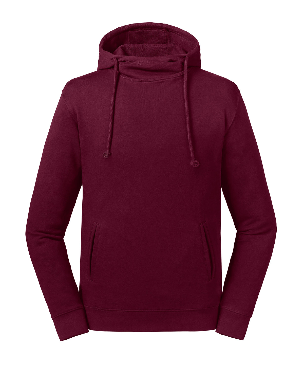 Hoodies - Stilren och Bekväm Hoodie i Organisk Twill-Terry Burgundy