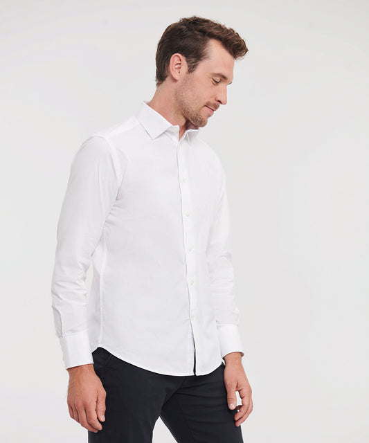 Shirts - Elegant Långärmad Skjorta för Herrar