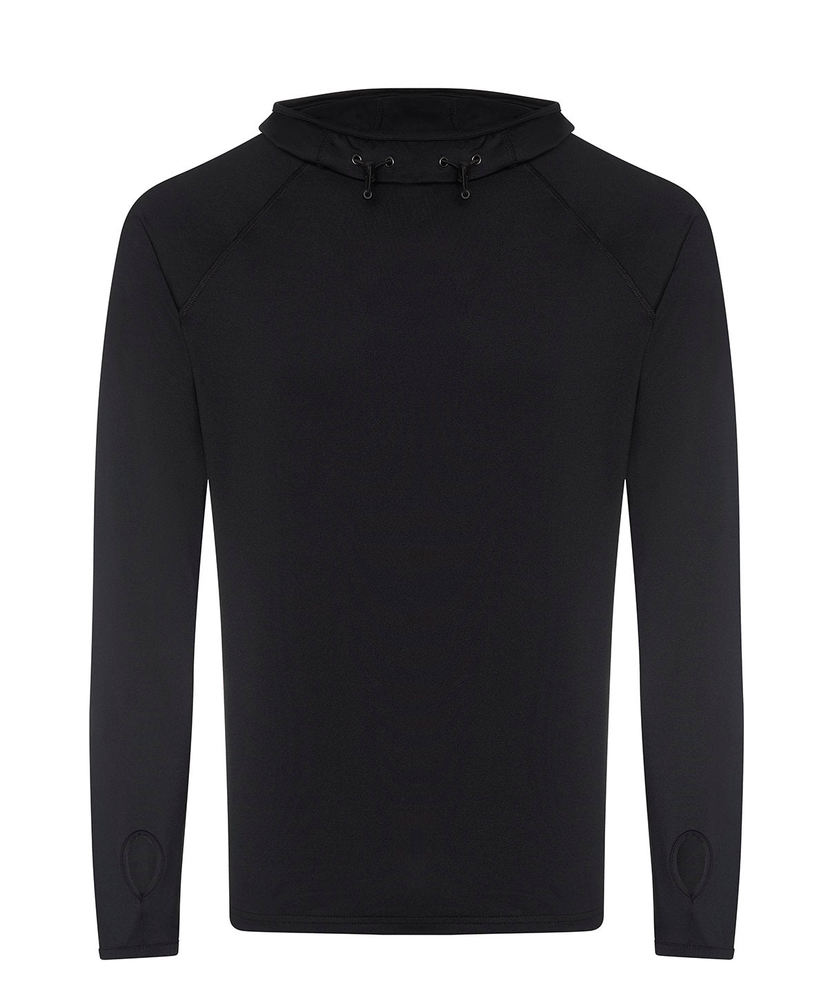 Sports Overtops - Cowl neck topp Jet Black