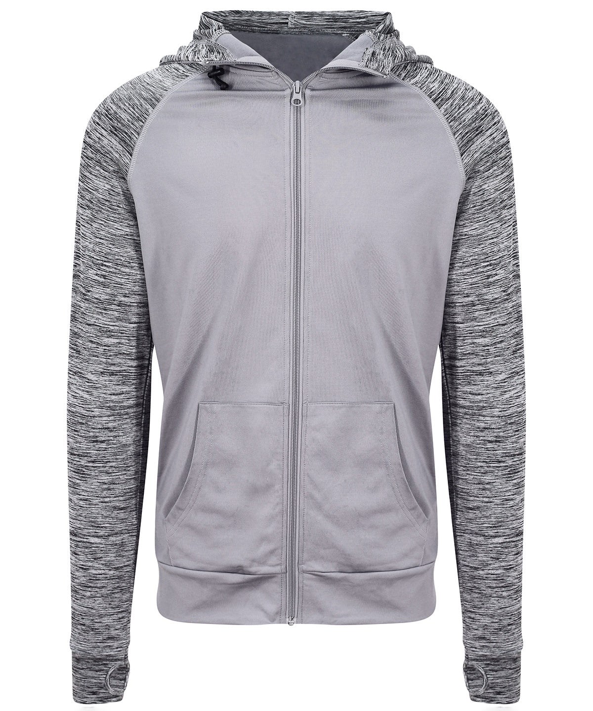 Hoodies - Innovativ Zoodie för Träning och Komfort Grey Grey Melange