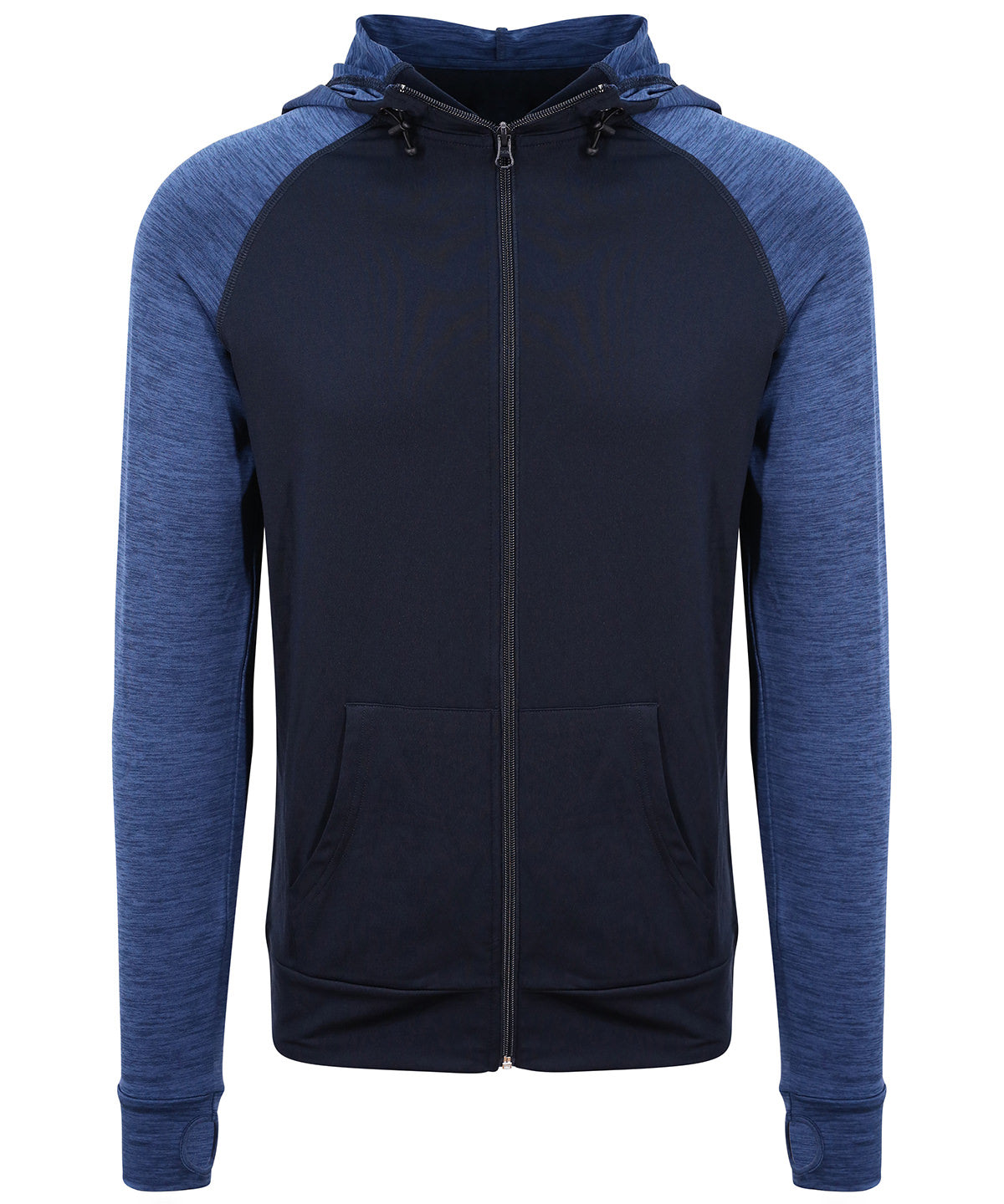 Hoodies - Innovativ Zoodie för Träning och Komfort Navy Navy Melange