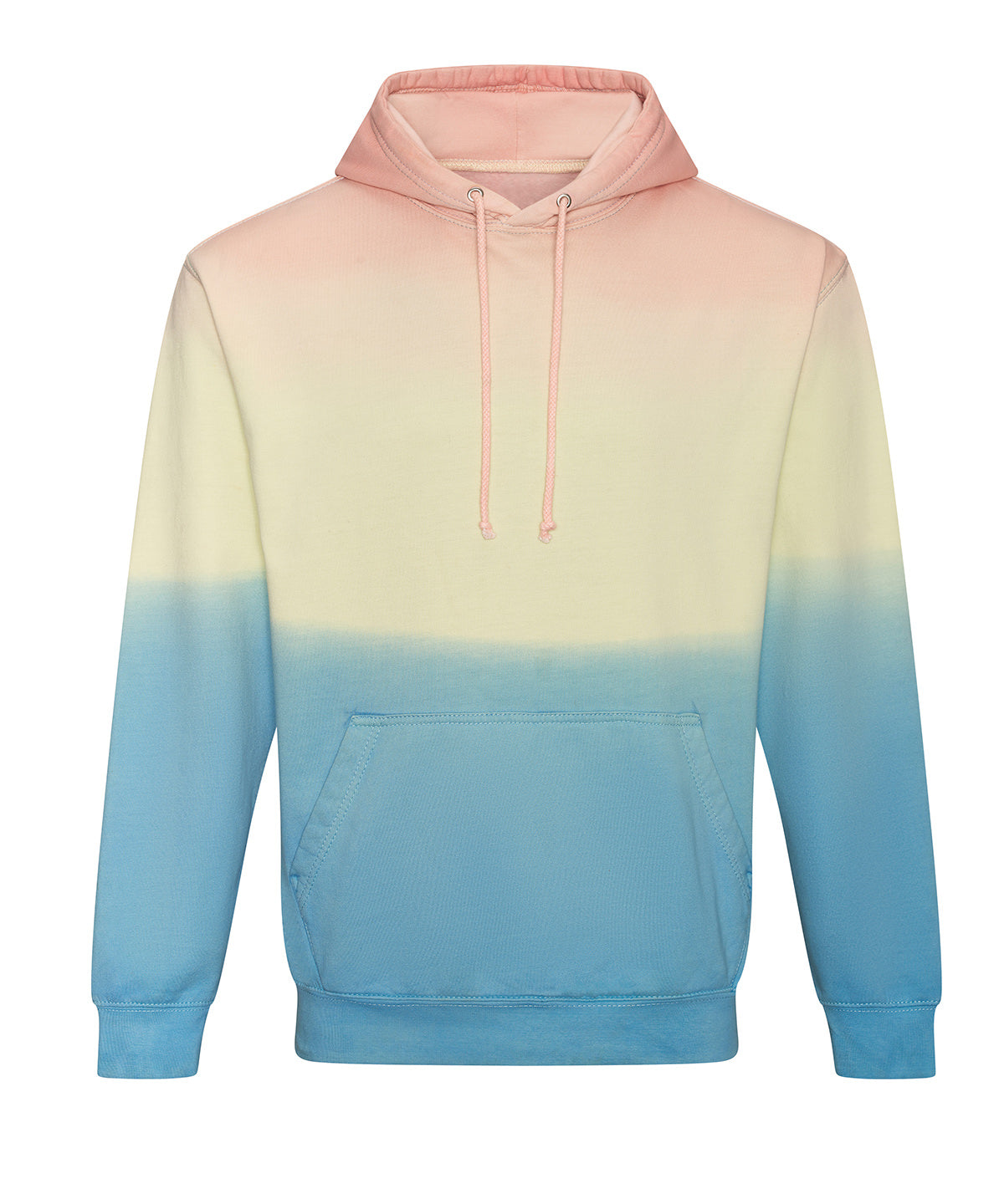 Hoodies - Blue Cloud Pastel Sunset Dip