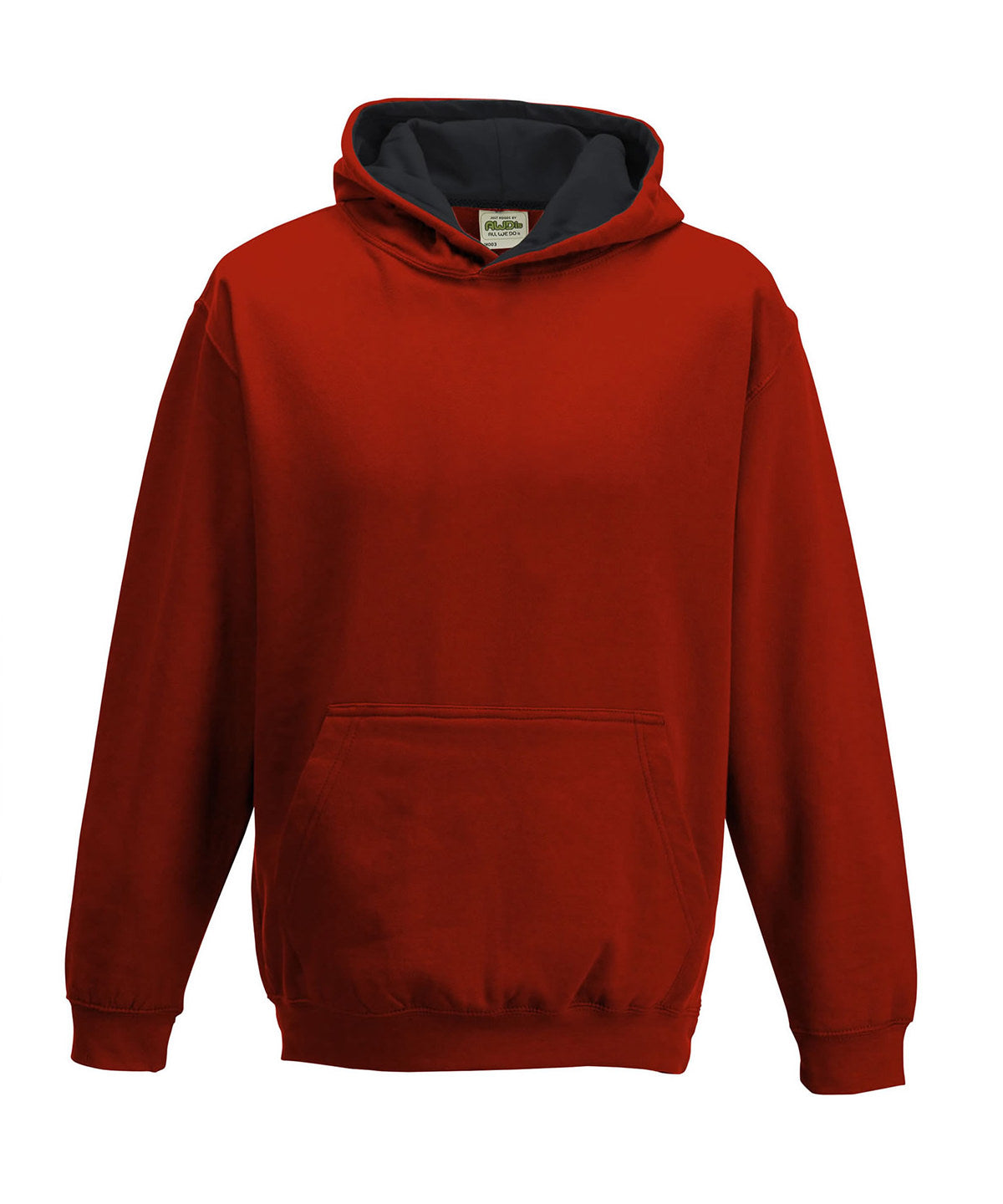 Hoodies - Perfekta Barns Varsity Hoodie för Lek och Avkoppling Fire Red Jet Black