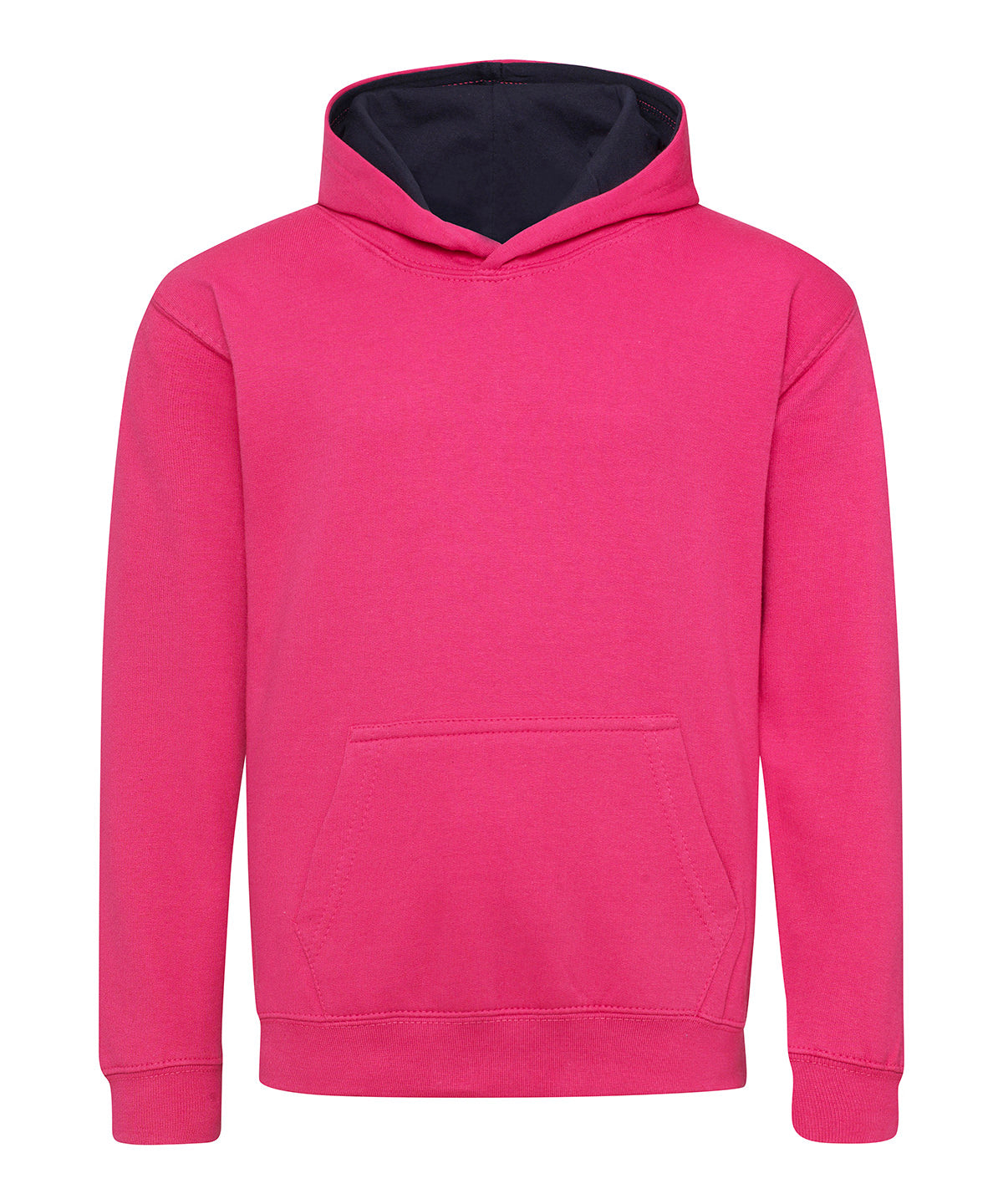 Hoodies - Perfekta Barns Varsity Hoodie för Lek och Avkoppling Hot Pink French Navy