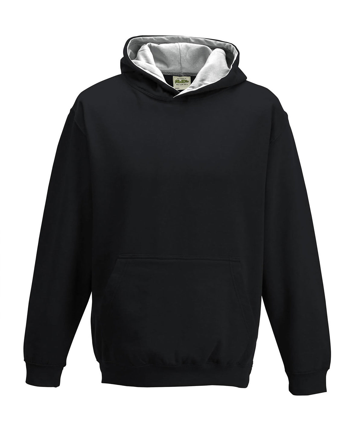 Hoodies - Perfekta Barns Varsity Hoodie för Lek och Avkoppling Jet Black Heather Grey