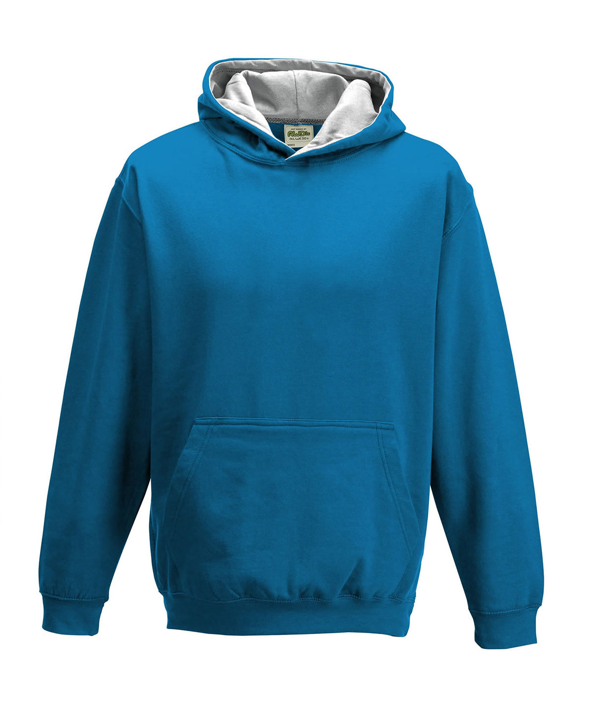 Hoodies - Perfekta Barns Varsity Hoodie för Lek och Avkoppling Sapphire Blue Heather Grey