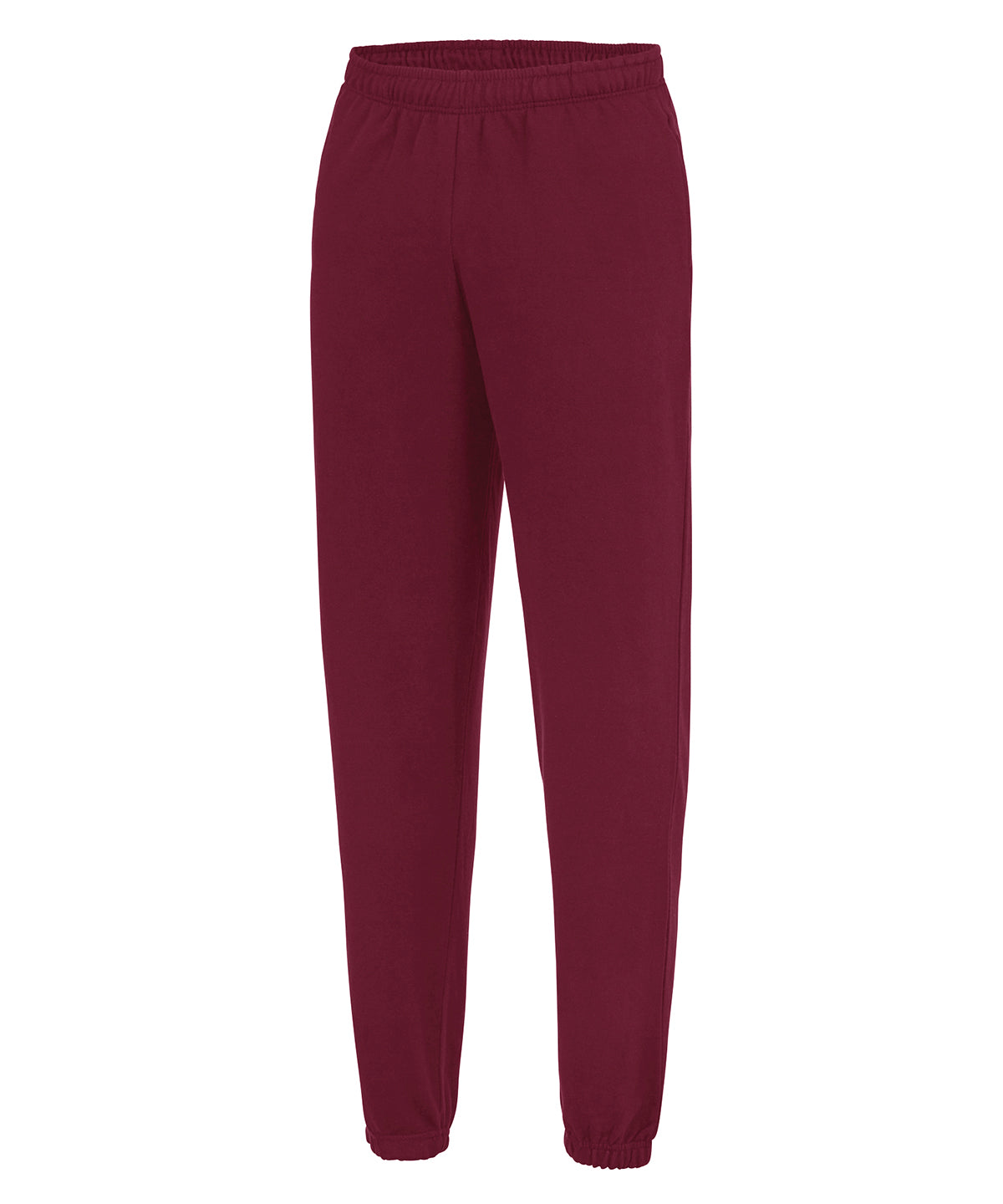 Sweatpants - Klassiska sweatpants med muddar Burgundy