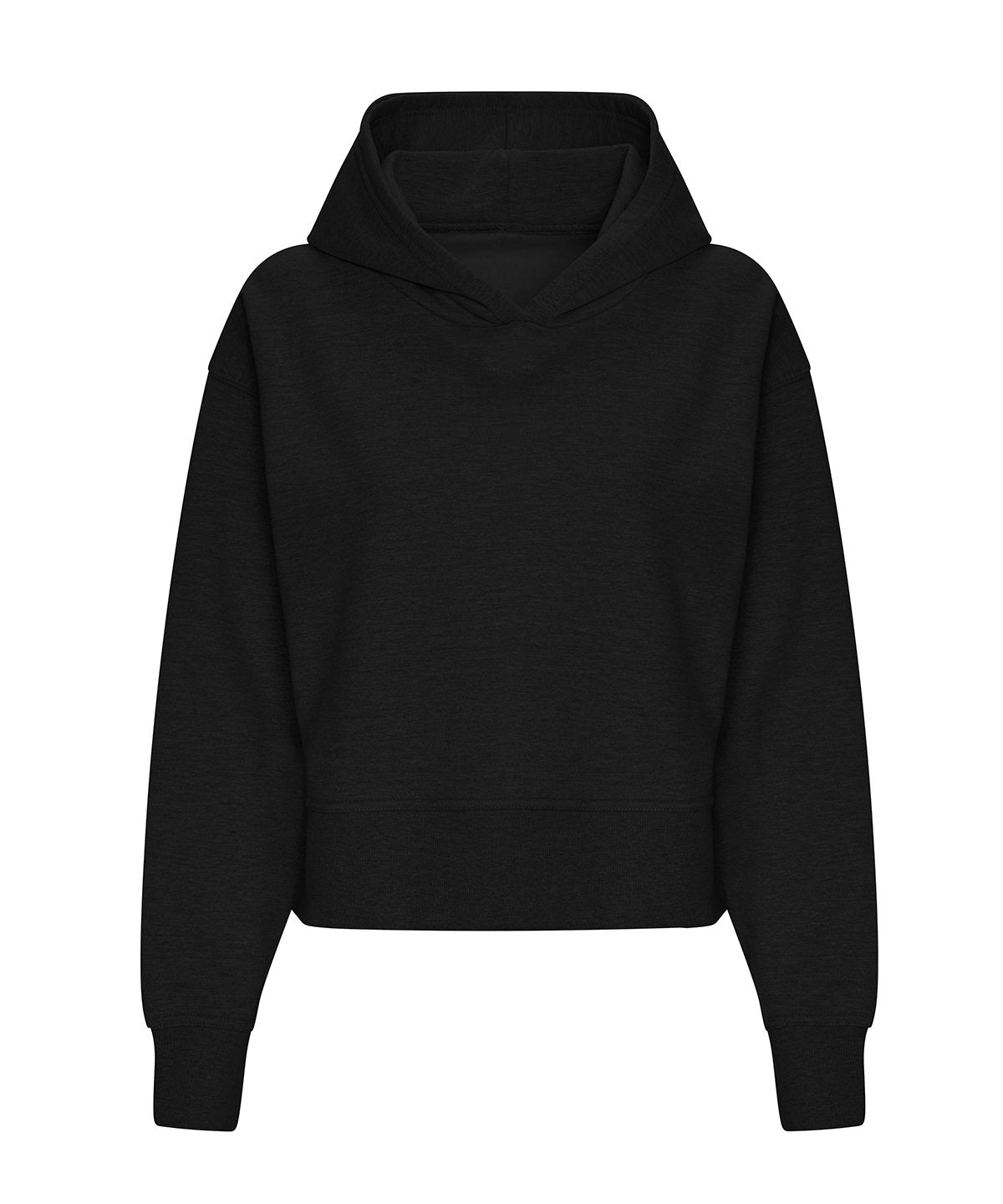 Hoodies - Avslappnad Hoodie för Damer Deep Black