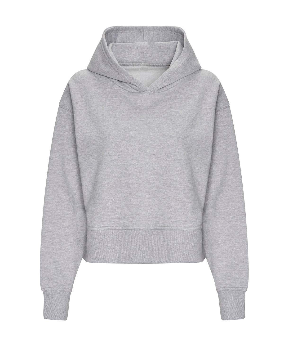 Hoodies - Avslappnad Hoodie för Damer Heather Grey