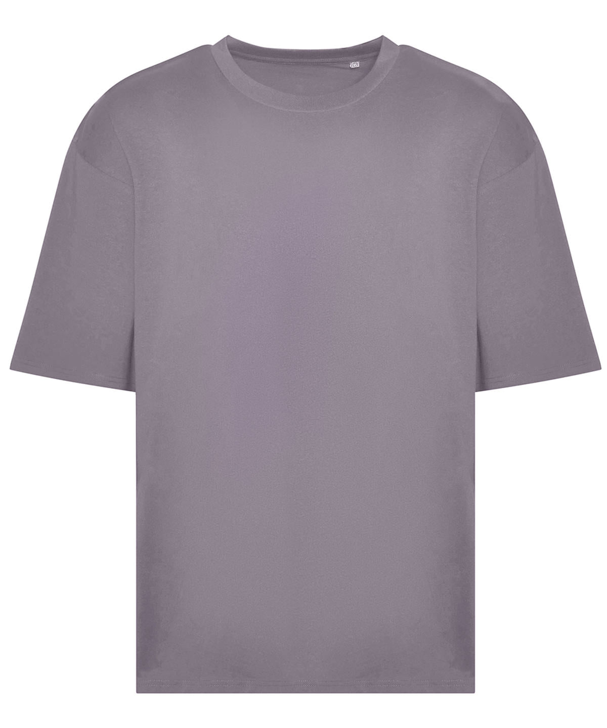 T-Shirts - Oversize T-shirt för en Modern och Avslappnad Stil Dusty Lilac