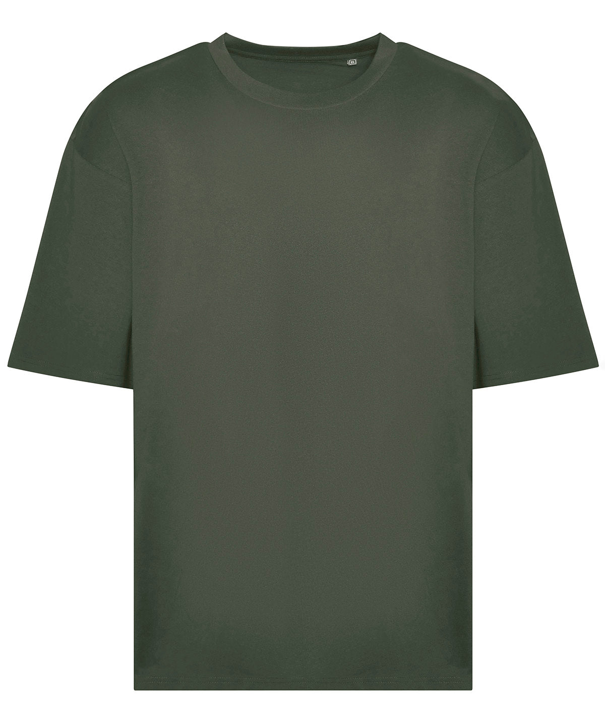 T-Shirts - Oversize T-shirt för en Modern och Avslappnad Stil Earthy Green