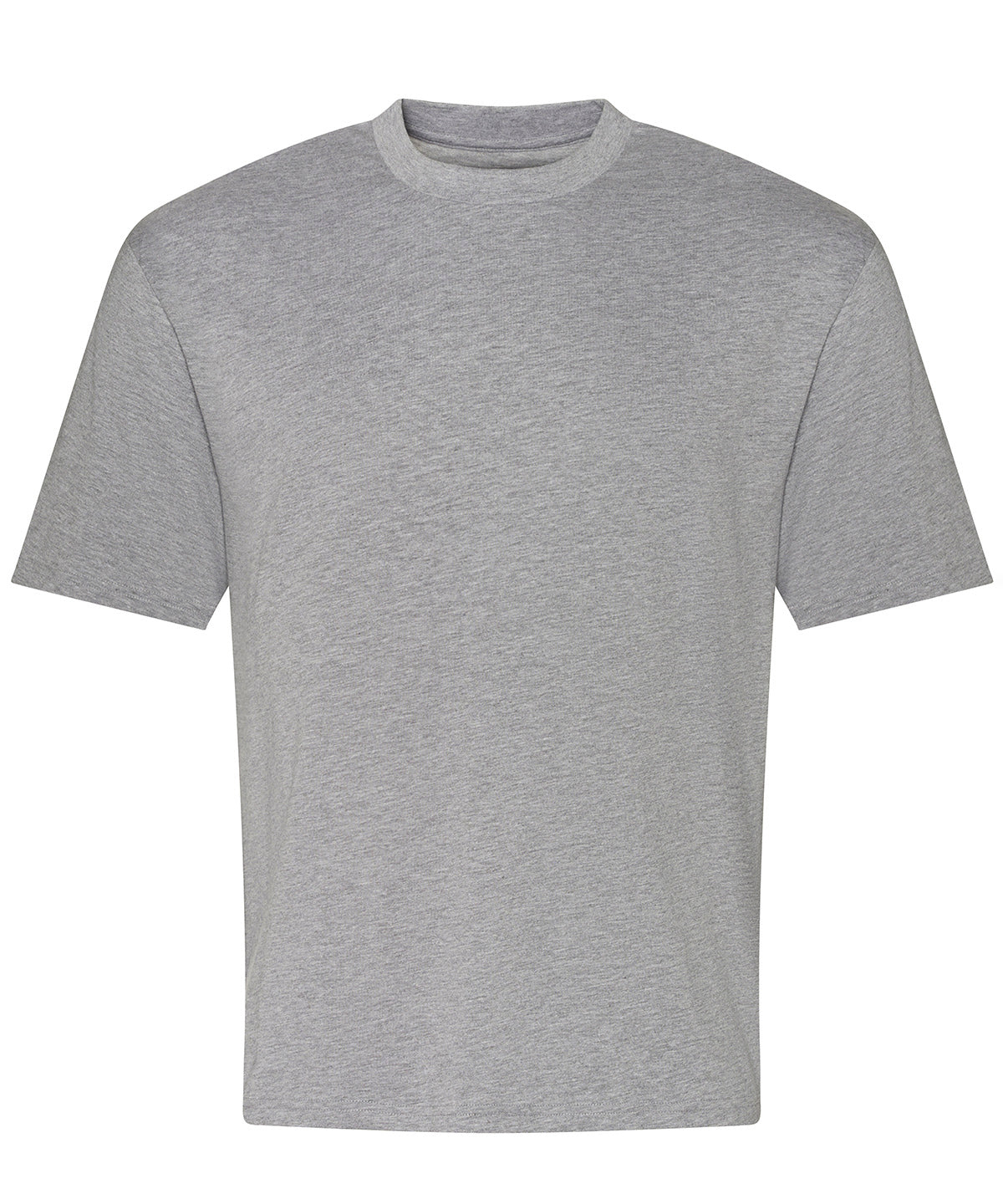 T-Shirts - Oversize T-shirt för en Modern och Avslappnad Stil Heather Grey