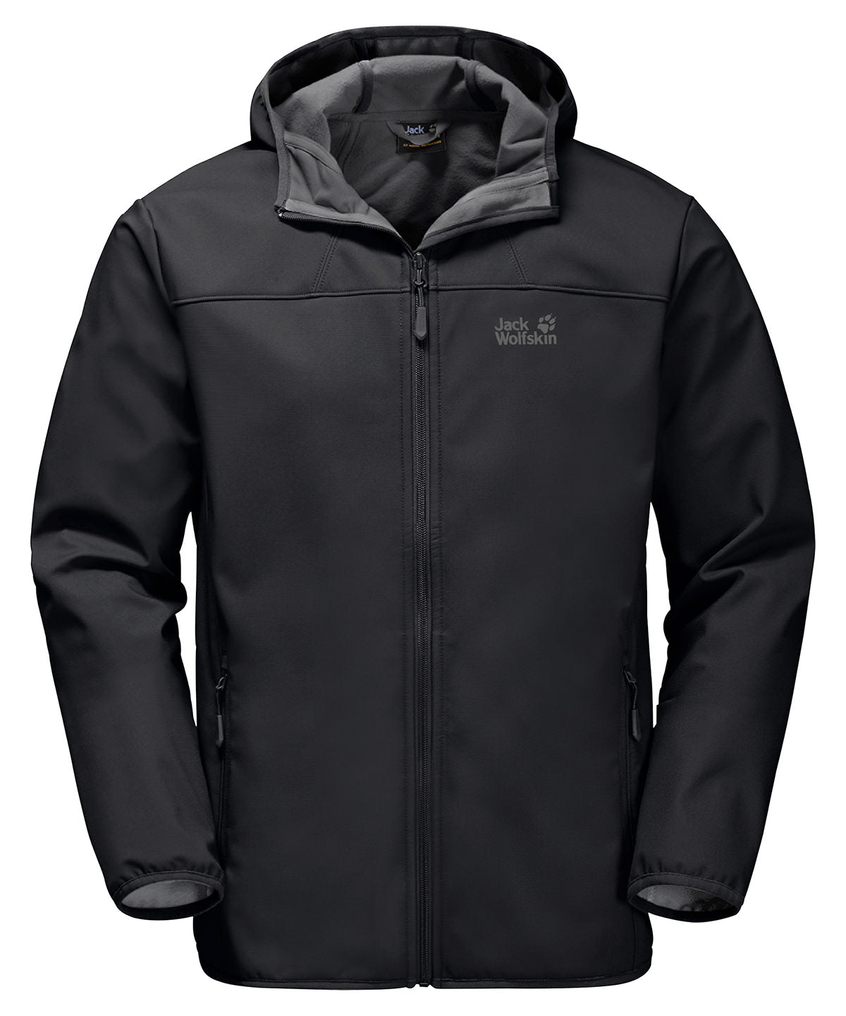 Softshells - Hooded Softshelljacka för Herrar Black