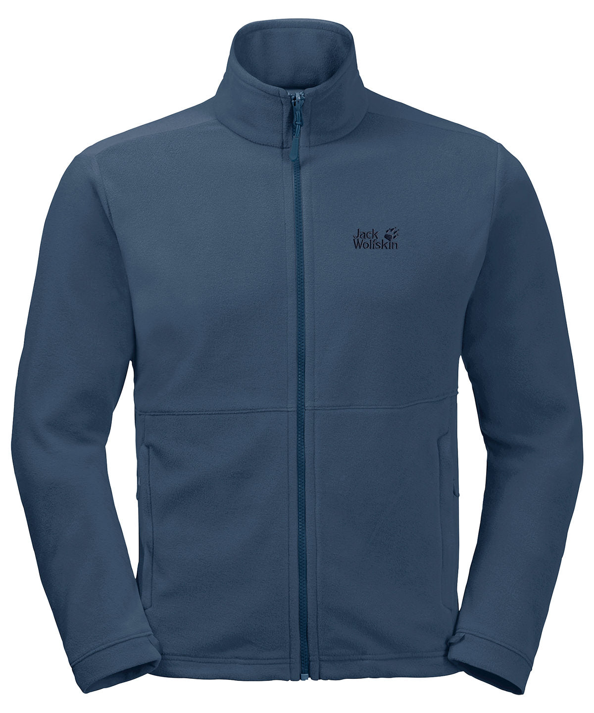 Fleece - Fullzip Lätt Fleecejacka för Aktiva Äventyr Thunder Blue