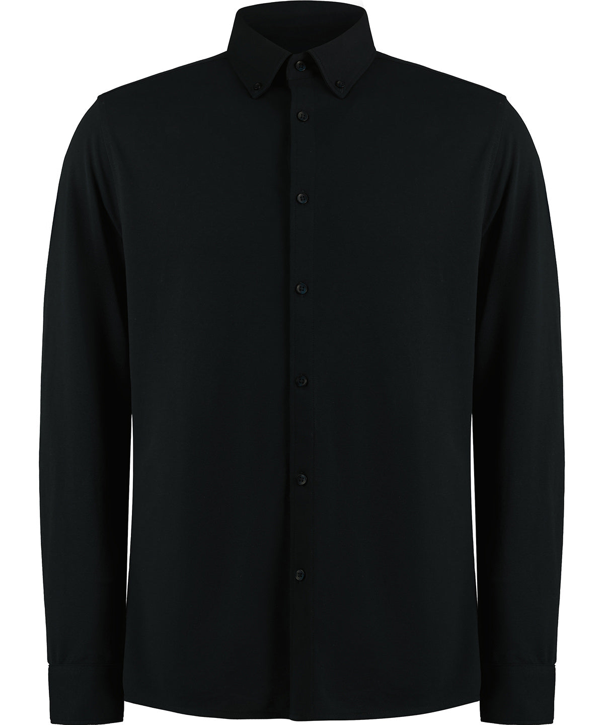 Shirts - Långärmad Superwash 60 piqué-skjorta Black