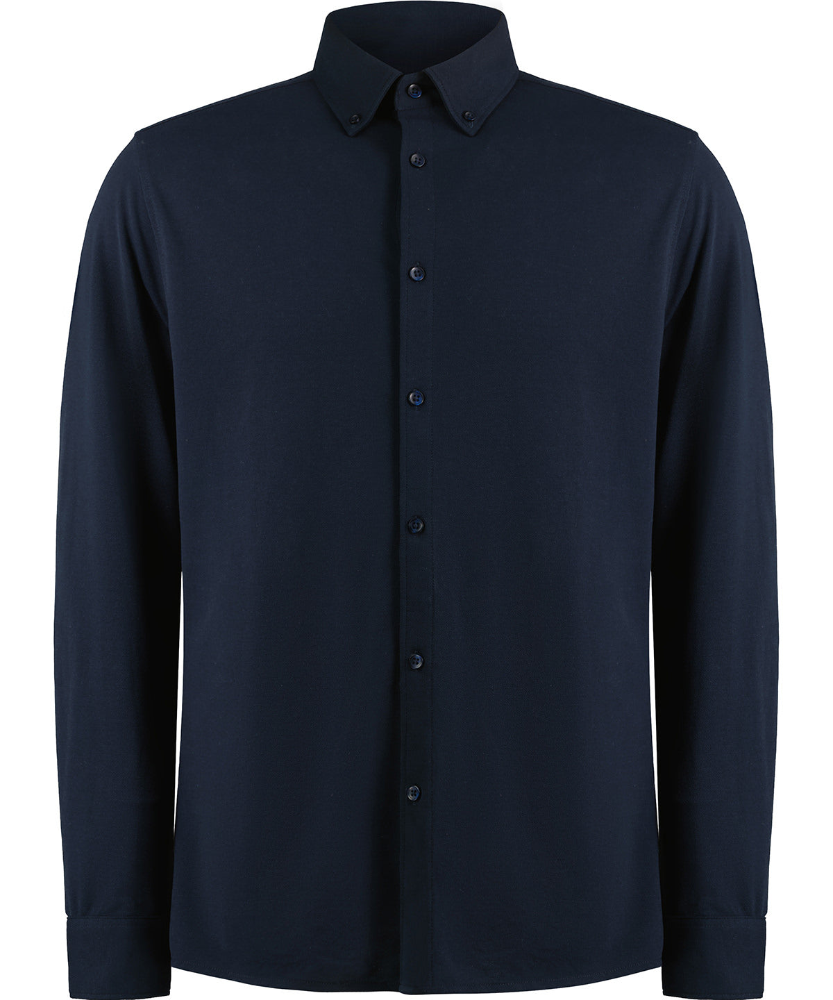 Shirts - Långärmad Superwash 60 piqué-skjorta Navy