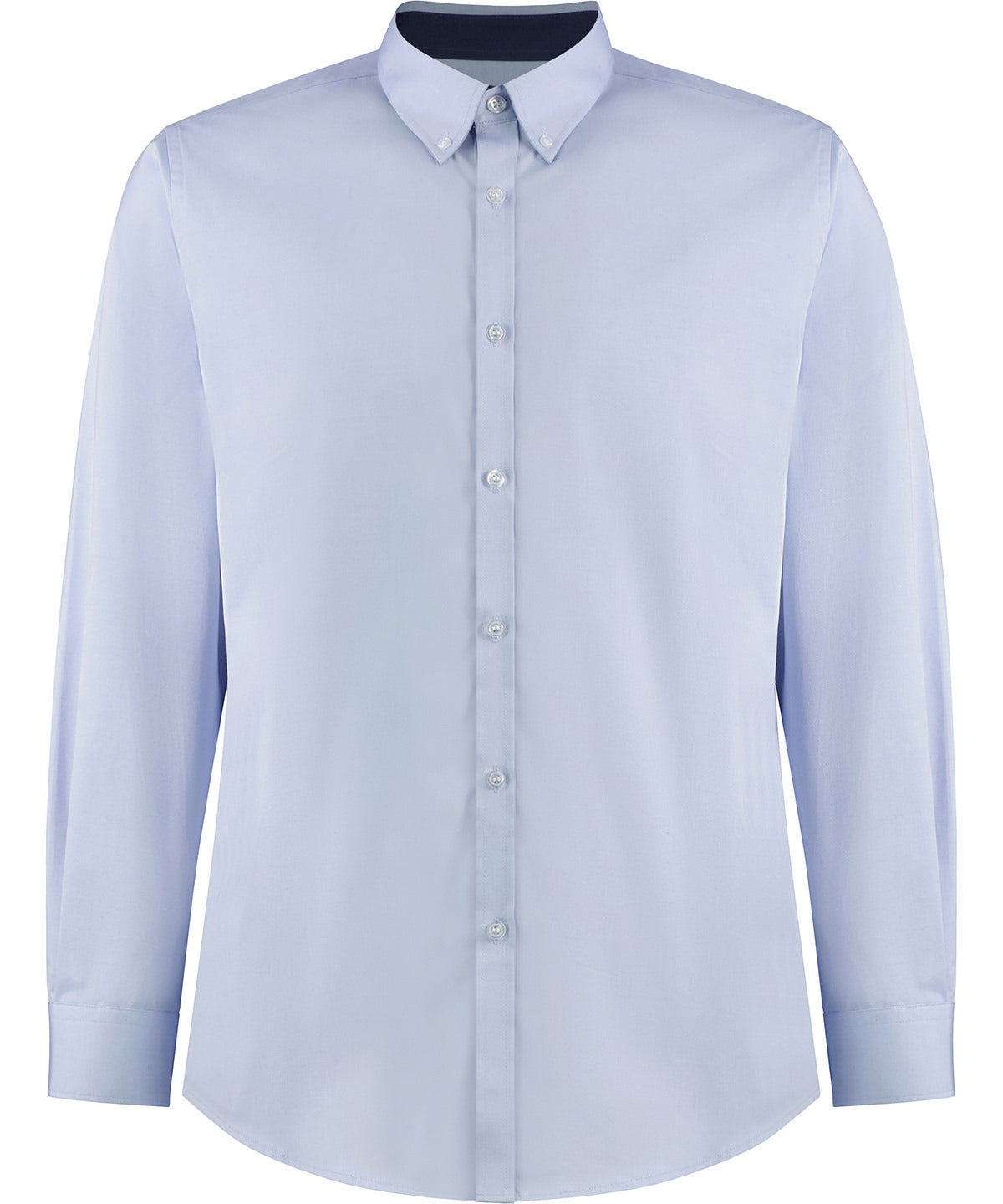 Shirts - Premium Oxfordskjorta med Kontrastdetaljer Light Blue Navy