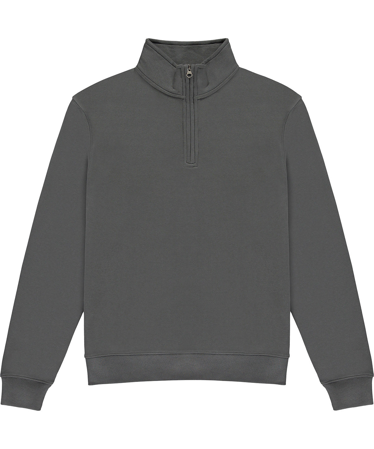 Sweatshirts - Regular Fit 1/4-Zip Sweatshirt Dark Grey