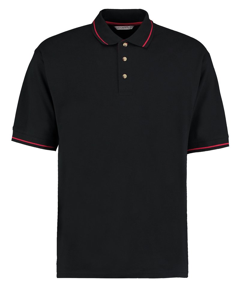 Polos - Klassisk St Mellion Pikétröja för Herrar Black Bright Red