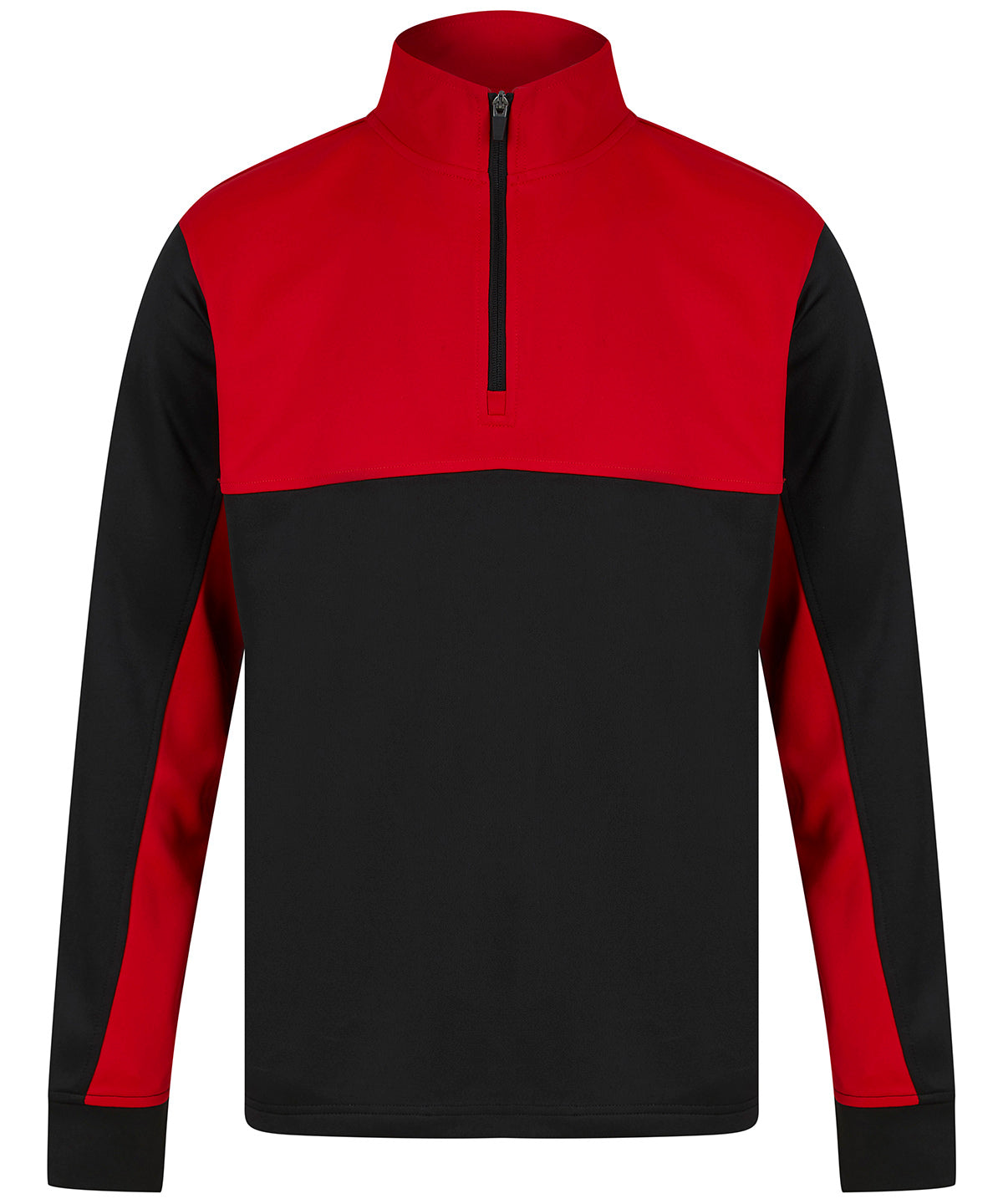 Trackwear - Stilren och Funktionell Tracksuit-Top för Arbete och Fritid Black Red