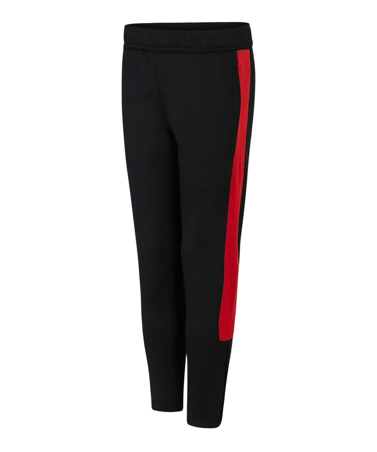 Trackwear - Barnens Stickade Träningsbyxor Black Red