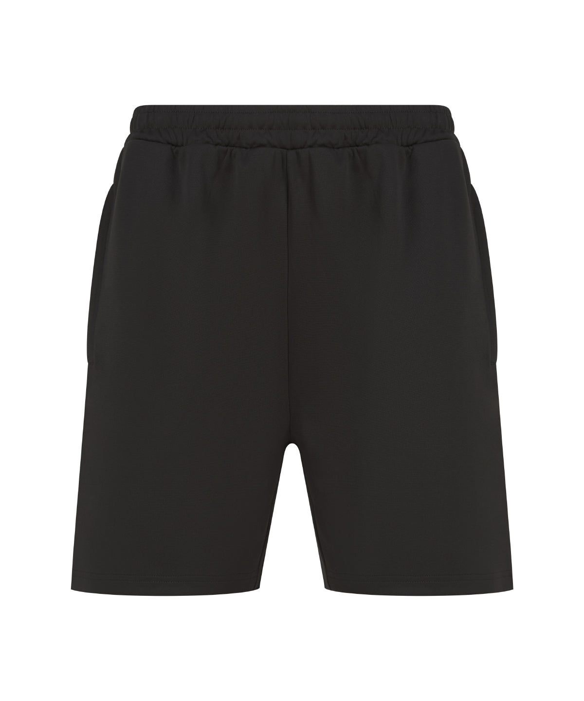 Shorts - Stickade Barnshorts med Dragkedjefickor Black