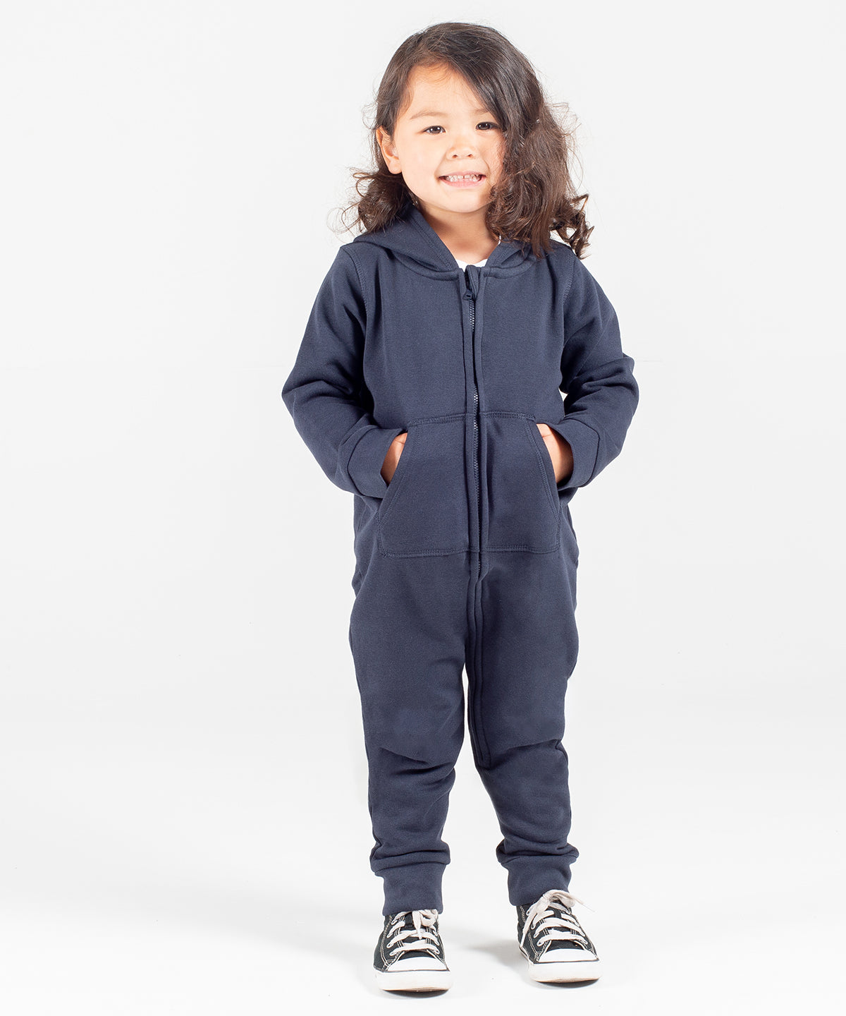 Onesies - Mysig Fleece Overall med Huvdetaljer