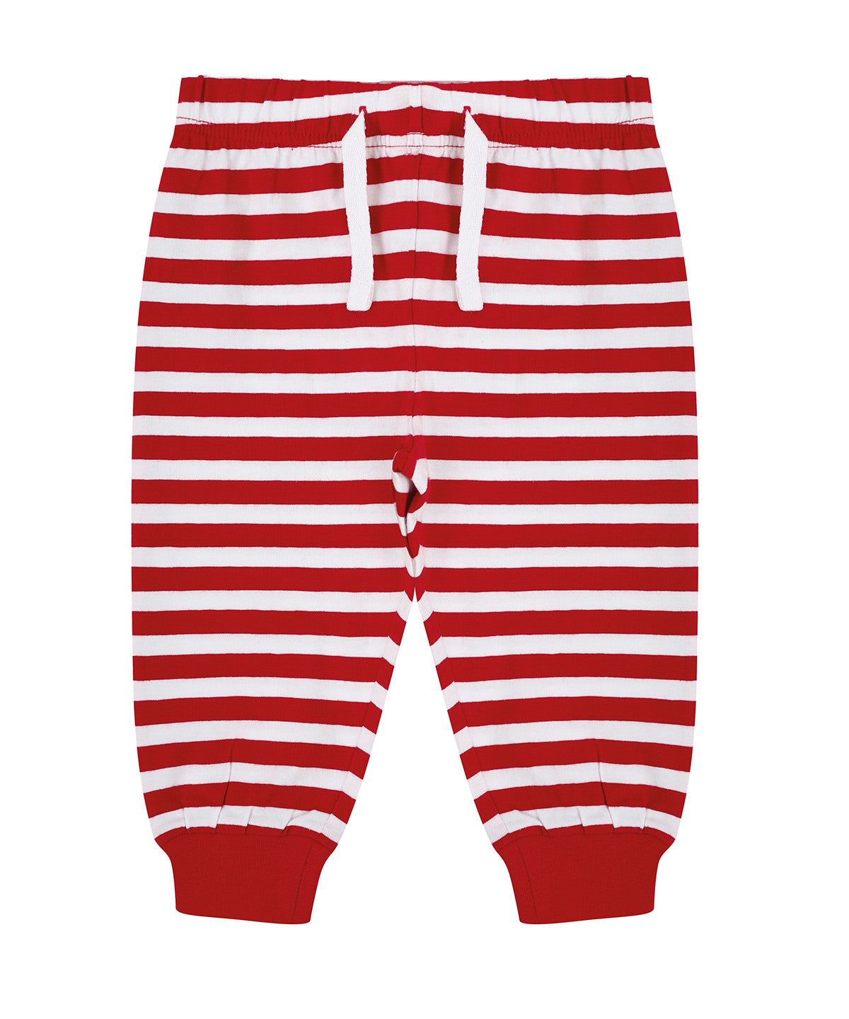 Loungewear Bottoms - Bekväma Loungebyxor för Barn Red White Stripe