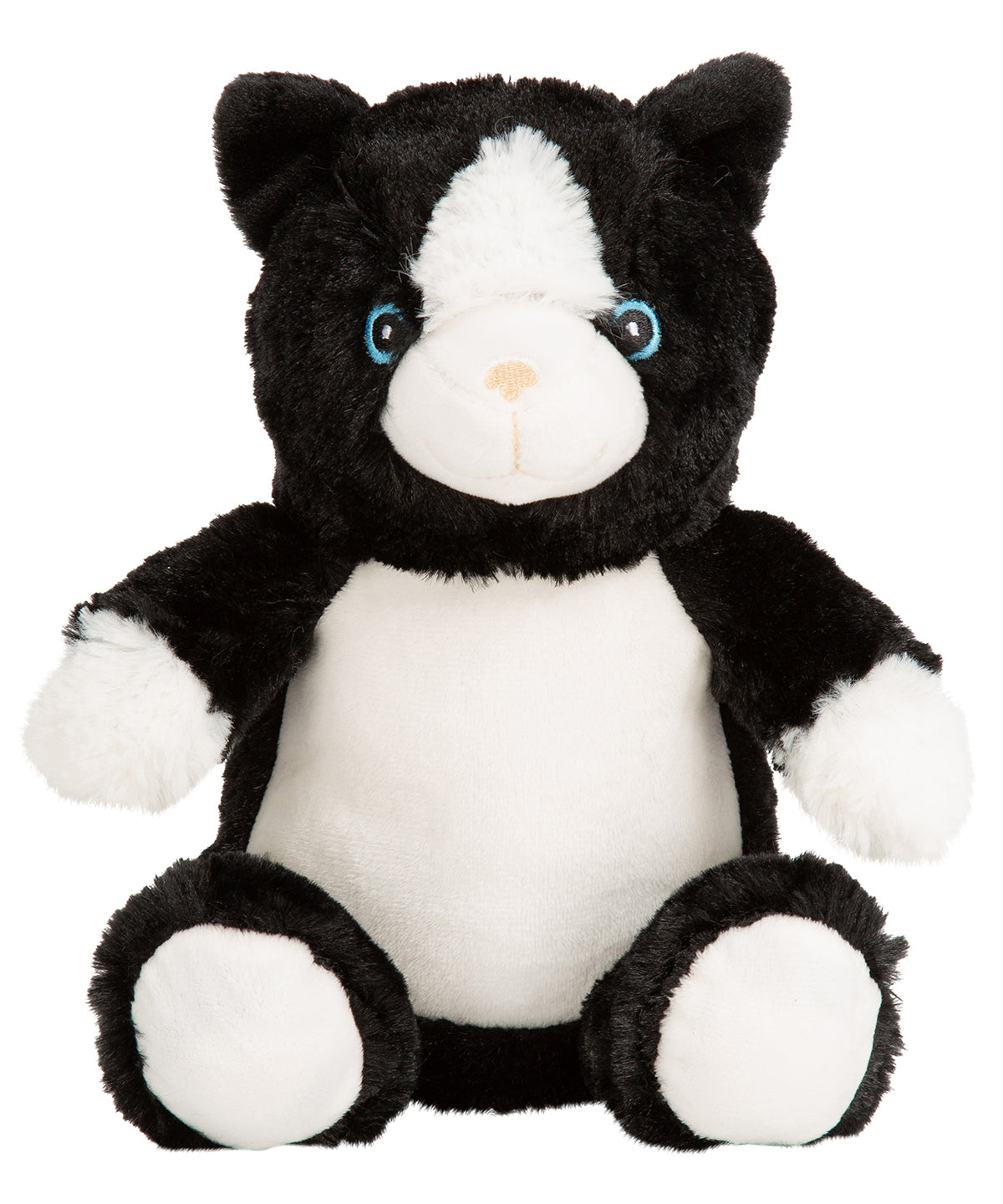 Soft Toys - Printme Mini Teddy Cat Black White M