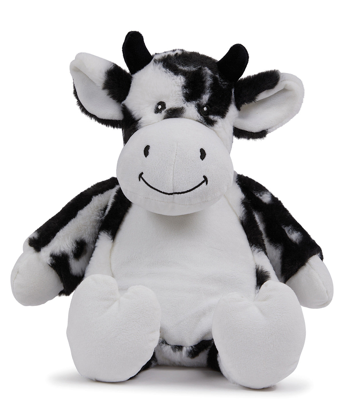 Soft Toys - Zippie ko – bondgårdens vän Black White L