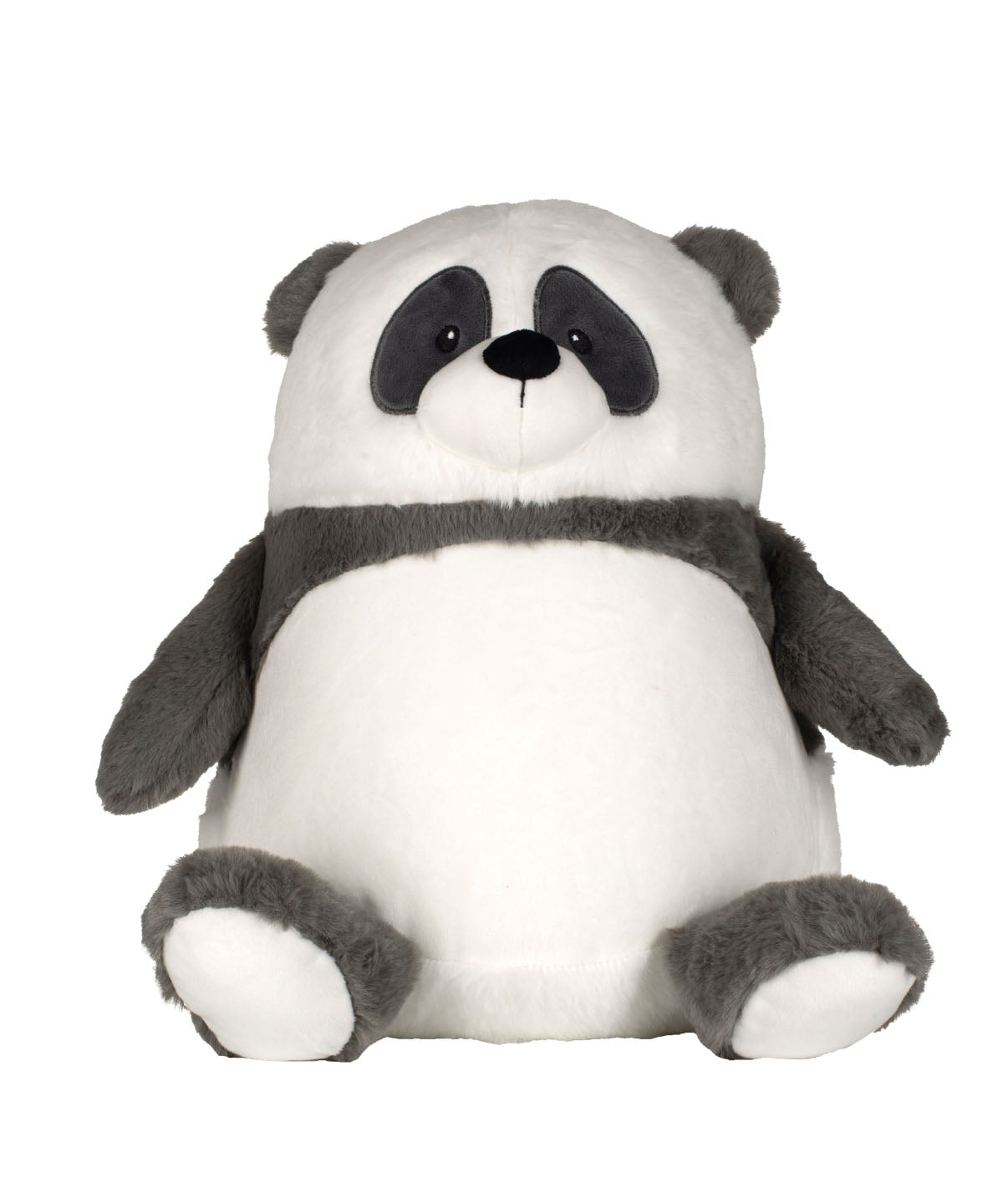 Soft Toys - Zippie panda Grey White L