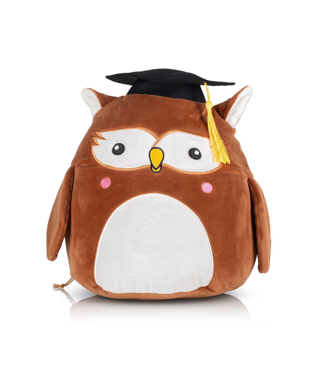 Soft Toys - Mumbles Squidgy's Dark Brown Wise Owl L