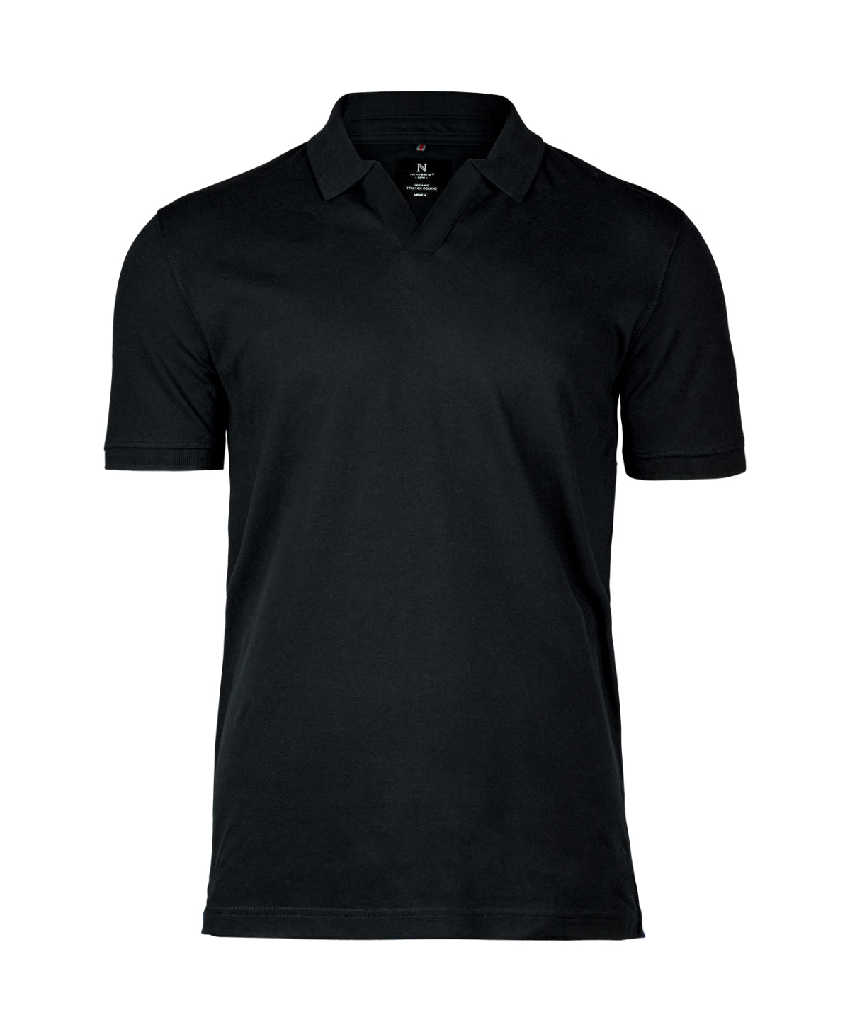 Polos - Harvard V-ringad Stretch Deluxe Pikétröja Black