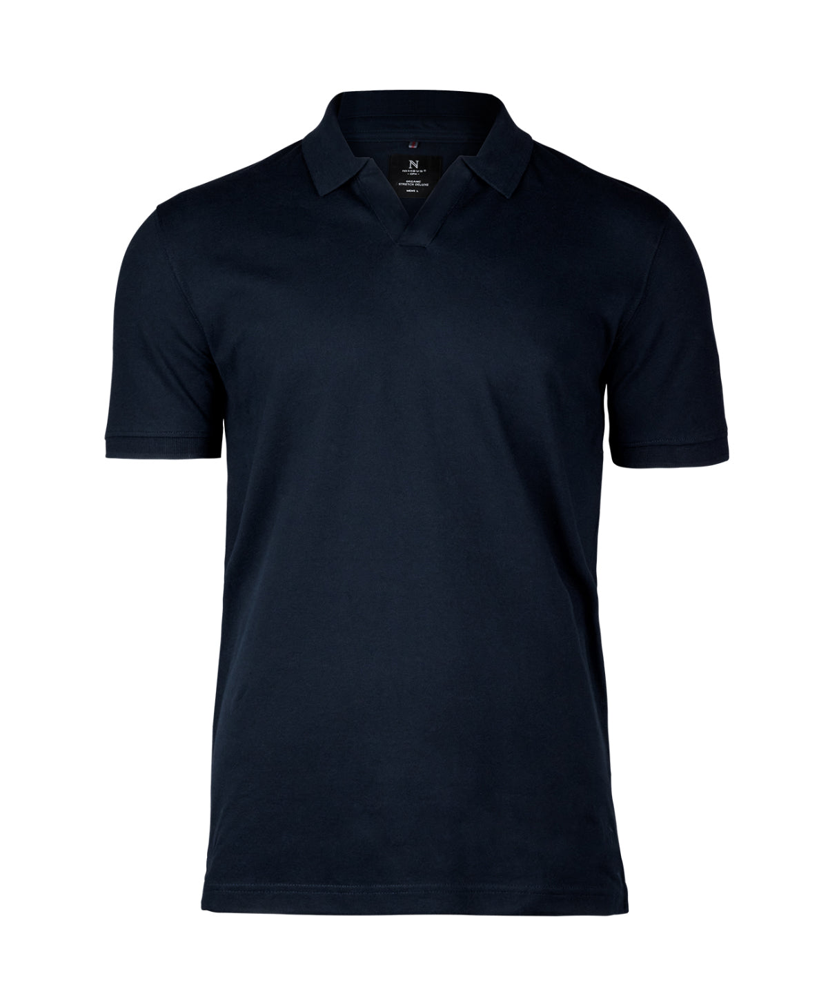 Polos - Harvard V-ringad Stretch Deluxe Pikétröja Dark Navy