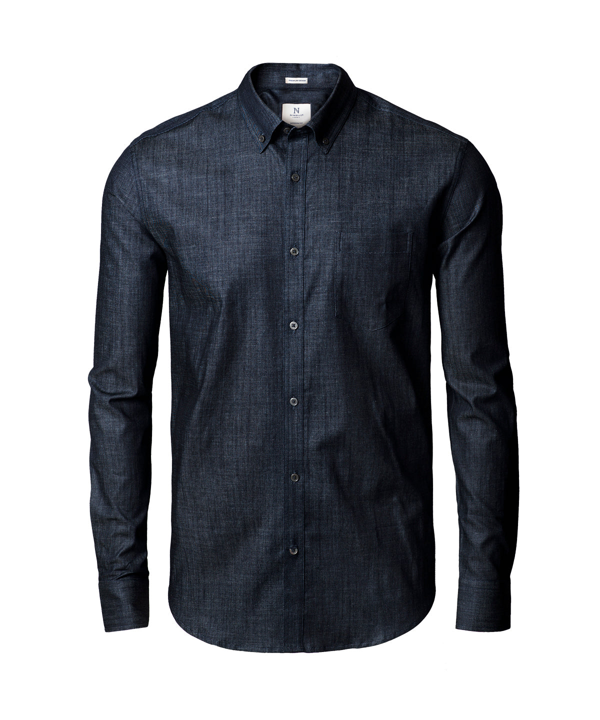 Shirts - Torrance modern fit denimskjorta – ledig elegans Indigo Blue