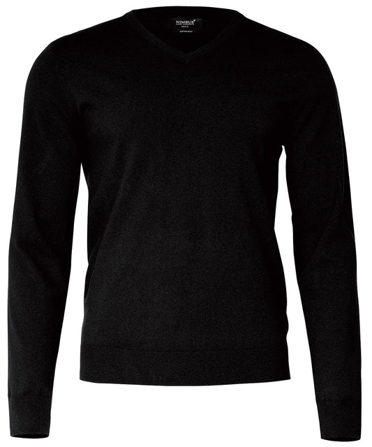 Knitted Jumpers - Elegant V-ringad Tröja från Brighton Black