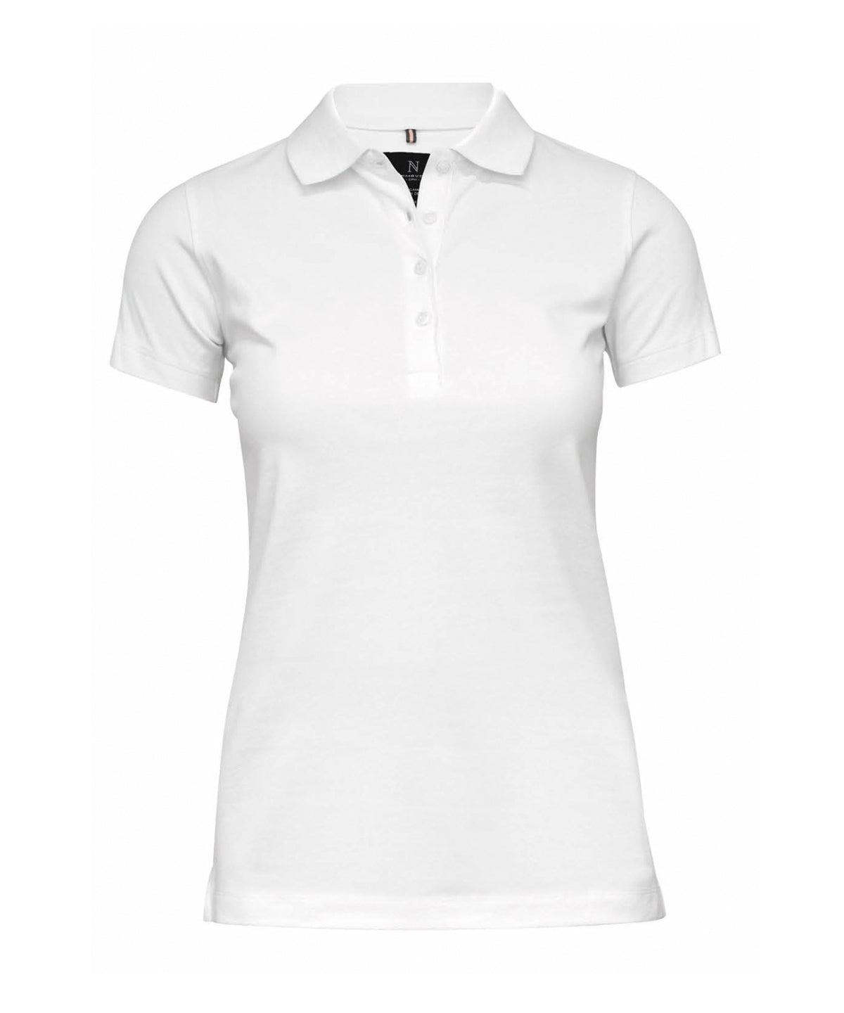 Polos - Harvard Klassisk Stretch Deluxe Polo för Damer White