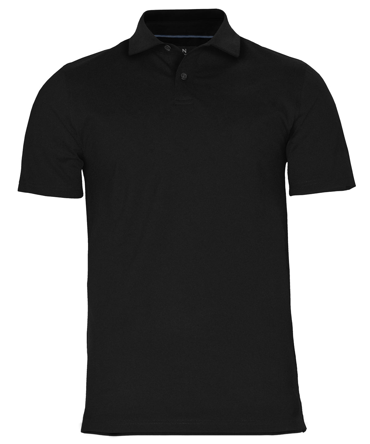 Polos - Princeton stretch deluxe cutaway polo – unik passform Black